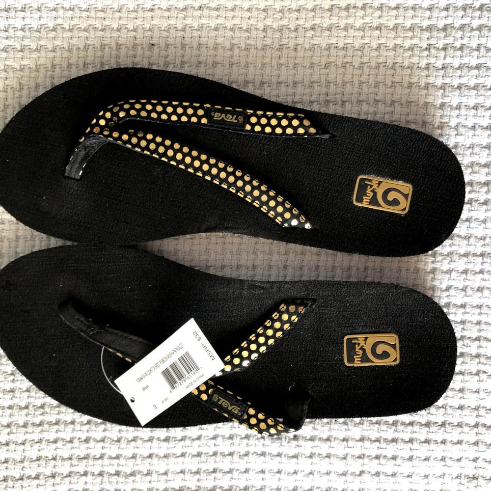 NWT Teva Contoured Ribbon Mush Paparazzi Women's 9